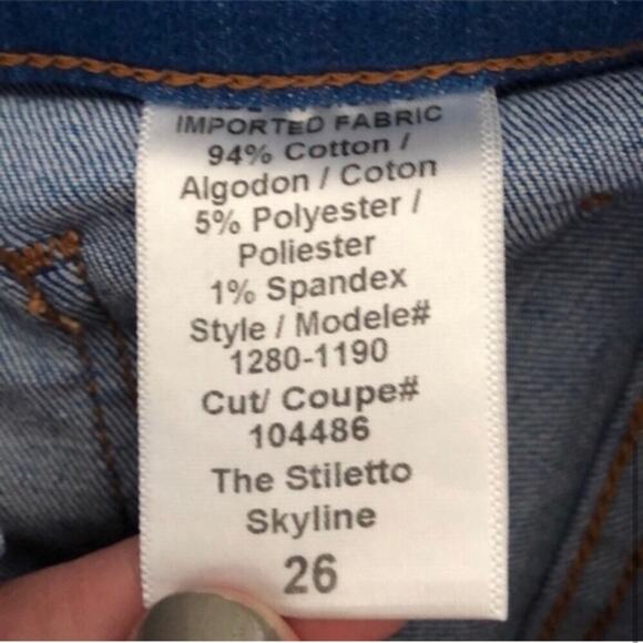 Current/Elliott The Stiletto Skinny Jean size 26 - Picture 5 of 5